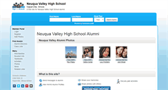 Desktop Screenshot of neuquavalleyhighschool.org