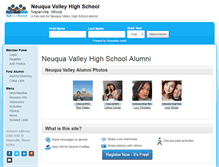 Tablet Screenshot of neuquavalleyhighschool.org